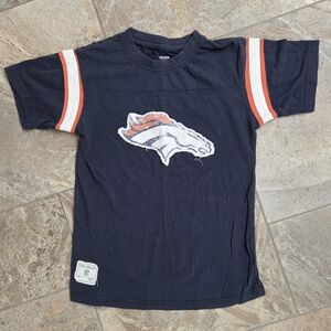 Reebok Kids‎ Dark Blue NFL Denver Broncos Tee with Orange Accents